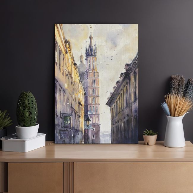 Canvas print Miariacki church in old town