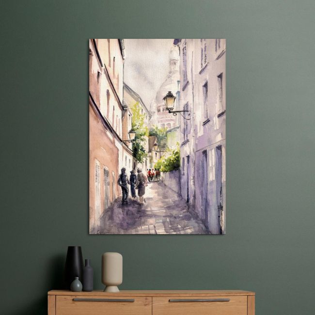 Canvas print Paris street