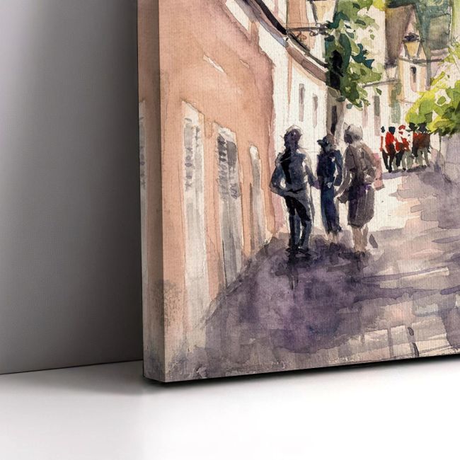 Πίνακας σε καμβά Paris street