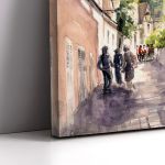 Canvas print Paris street