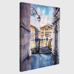 Venice architecture watercolor πίνακας σε καμβά