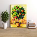 Πίνακας σε καμβά Δεντράκι, Tree with fruits