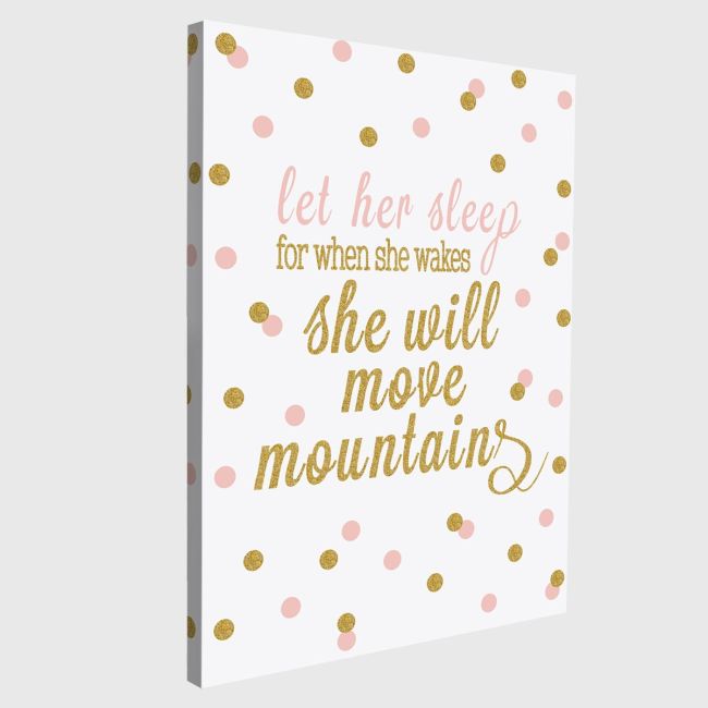 Canvas print Let her sleep