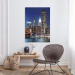 Canvas printNew York city urban skyscraper