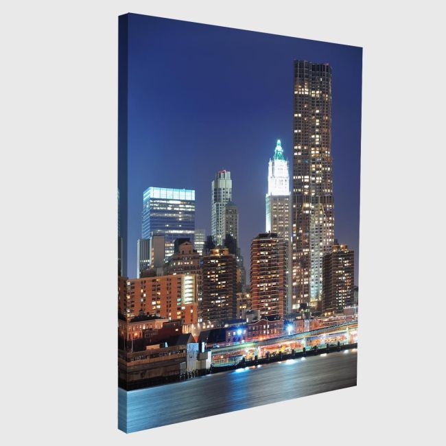 Canvas printNew York city urban skyscraper