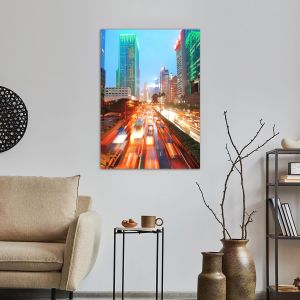 Πίνακας σε καμβά Χονγκ Κονγκ, Hong Kong street view 2