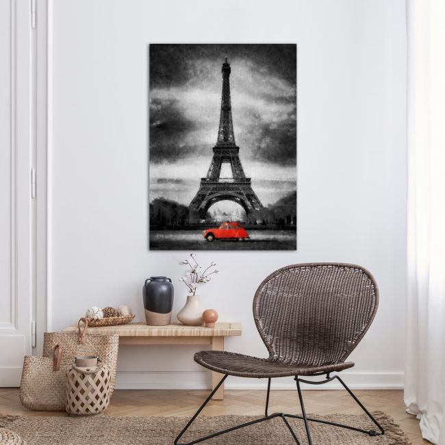 Πίνακας σε καμβά Παρίσι, Eiffel tower proposal I