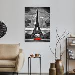 Πίνακας σε καμβά Παρίσι, Eiffel tower proposal II