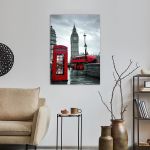 Πίνακας σε καμβά Λονδίνο, London street