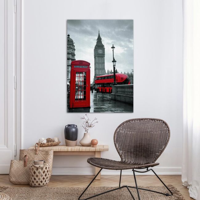 Πίνακας σε καμβά Λονδίνο, London street