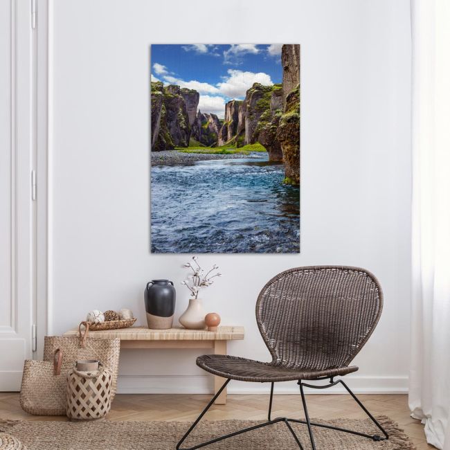 Canvas printThe cold water