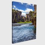 Canvas printThe cold water