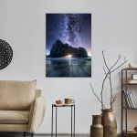 Canvas printIsland in the milky way