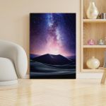 Πίνακας σε καμβά Γαλαξίας, Desert milky way