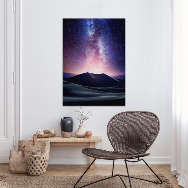 Πίνακας σε καμβά Γαλαξίας, Desert milky way
