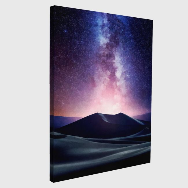 Canvas printDesert milky way