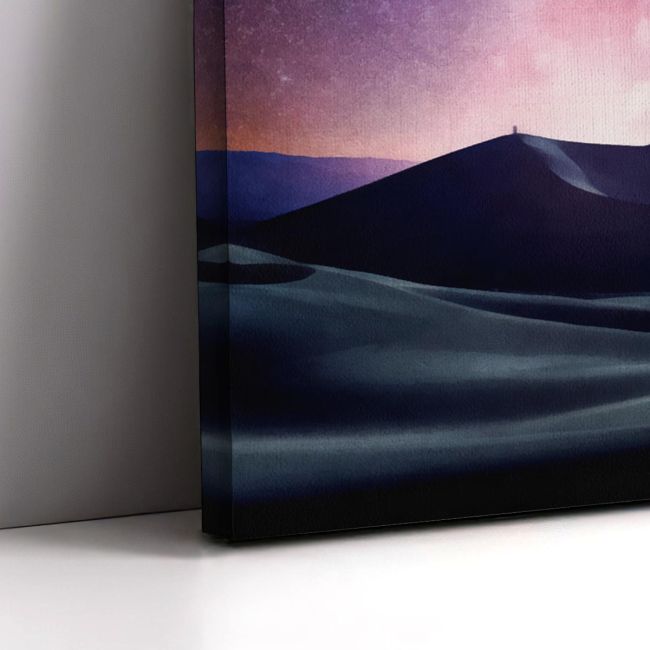 Canvas printDesert milky way