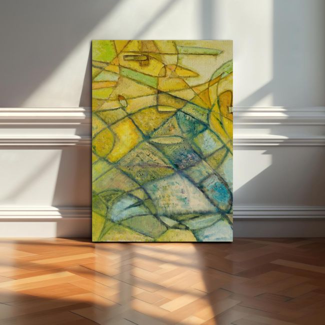 Πίνακας σε καμβά Abstract lines II
