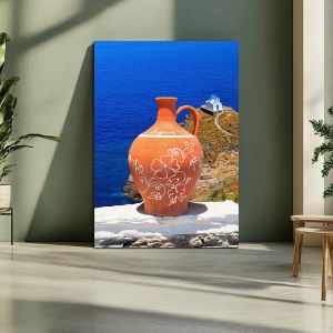 Canvas printGreek decoration on Sifnos