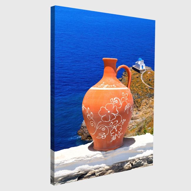 Canvas printGreek decoration on Sifnos