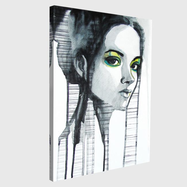 Canvas print Watercolor girl I