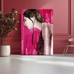 Canvas print Watercolor girl II