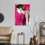 Canvas print Watercolor girl II