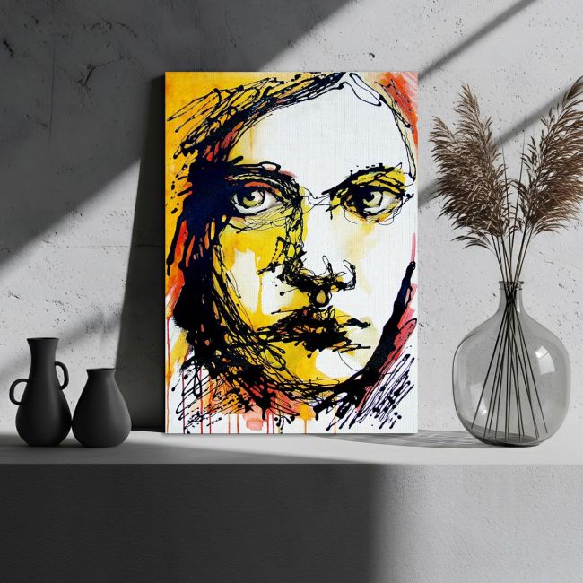 Canvas print Watercolor girl IV