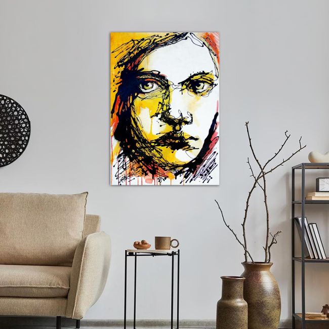 Canvas print Watercolor girl IV