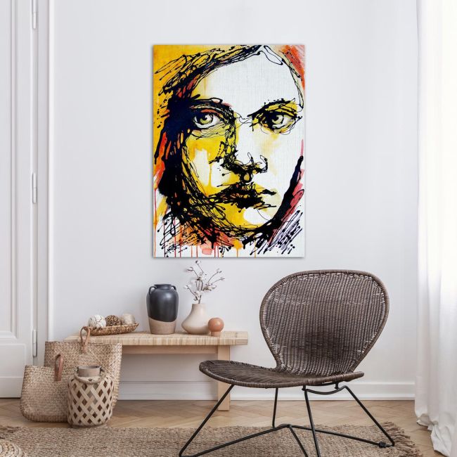 Canvas print Watercolor girl IV