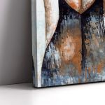 Canvas print Smoking lady