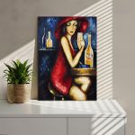 Πίνακας σε καμβά Elegant lady I