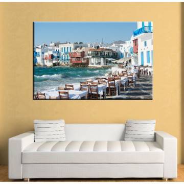 Canvas print Mykonos little Venice