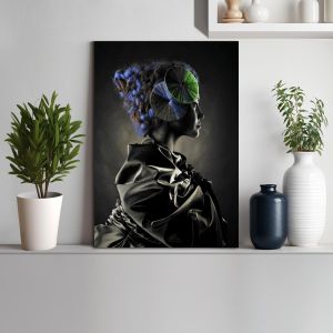 Canvas print Beautiful alien lady