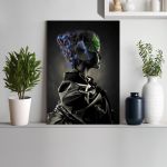Canvas print Beautiful alien lady
