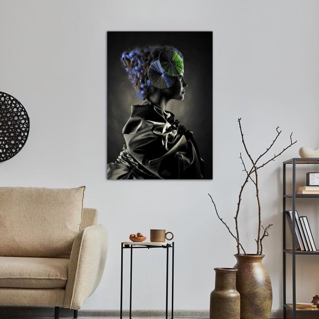 Canvas print Beautiful alien lady