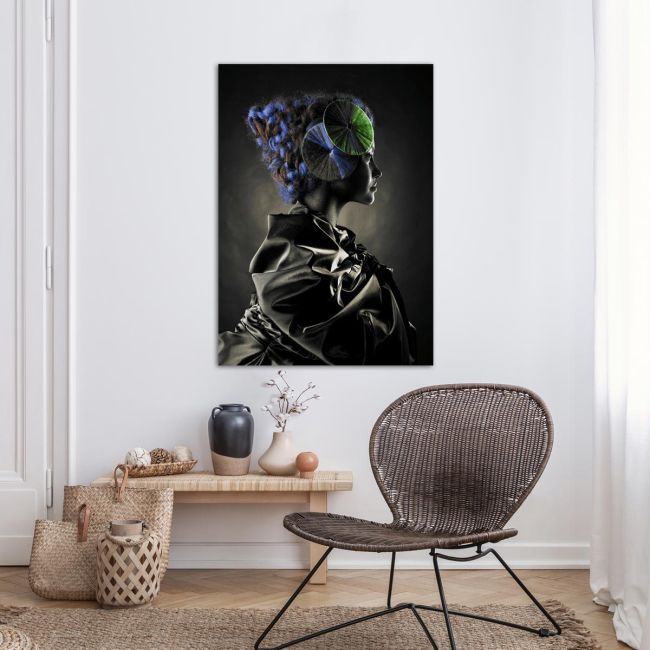 Πίνακας σε καμβά Beautiful alien lady