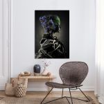 Πίνακας σε καμβά Beautiful alien lady