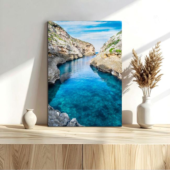 Canvas print Ghasri Valley, Malta