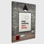 Πίνακας σε καμβά Stop wishing