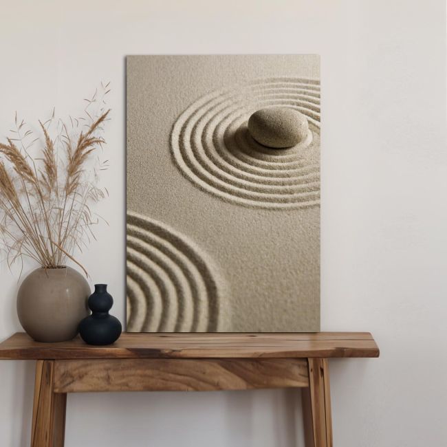 Πίνακας σε καμβά Zen stone II