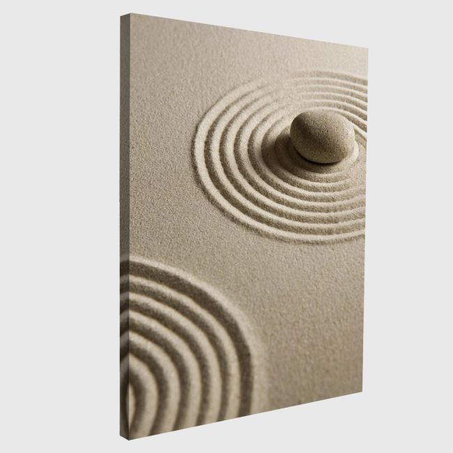 Πίνακας σε καμβά Zen stone II
