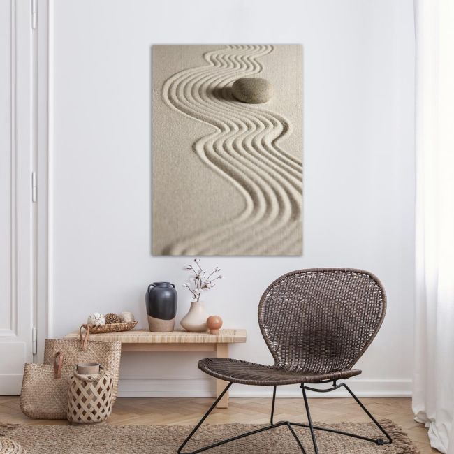 Πίνακας σε καμβά Zen stones III