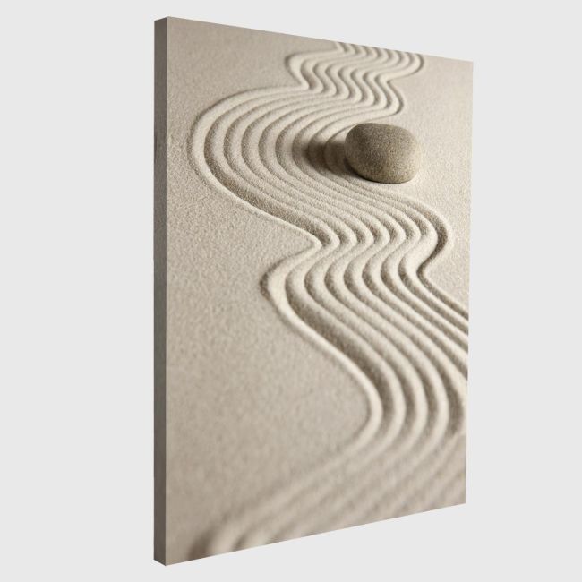 Πίνακας σε καμβά Zen stones III