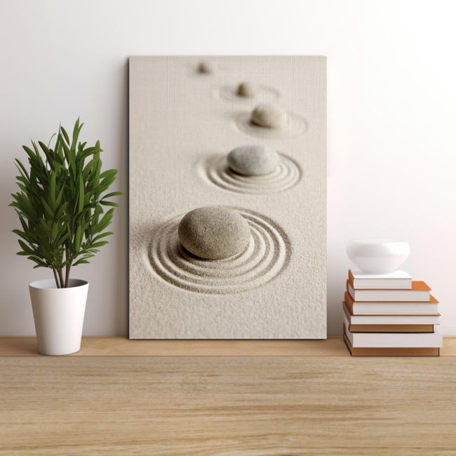 Canvas print Zen stones