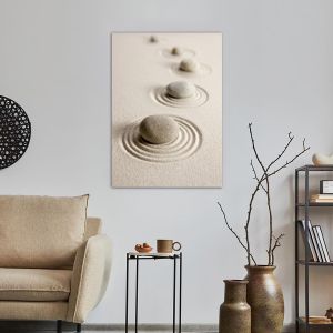 Πίνακας σε καμβά Zen stones 2