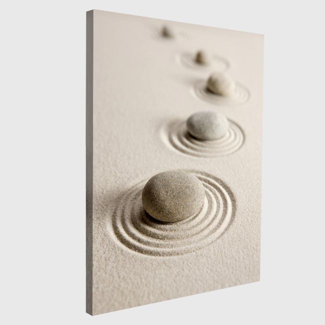 Πίνακας σε καμβά Zen stones