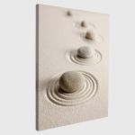 Πίνακας σε καμβά Zen stones