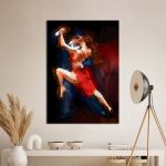 Πίνακας σε καμβά Tango passion