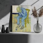 Πίνακας ζωγραφικής At the gate of broken despair, reart (original by van Gogh)
